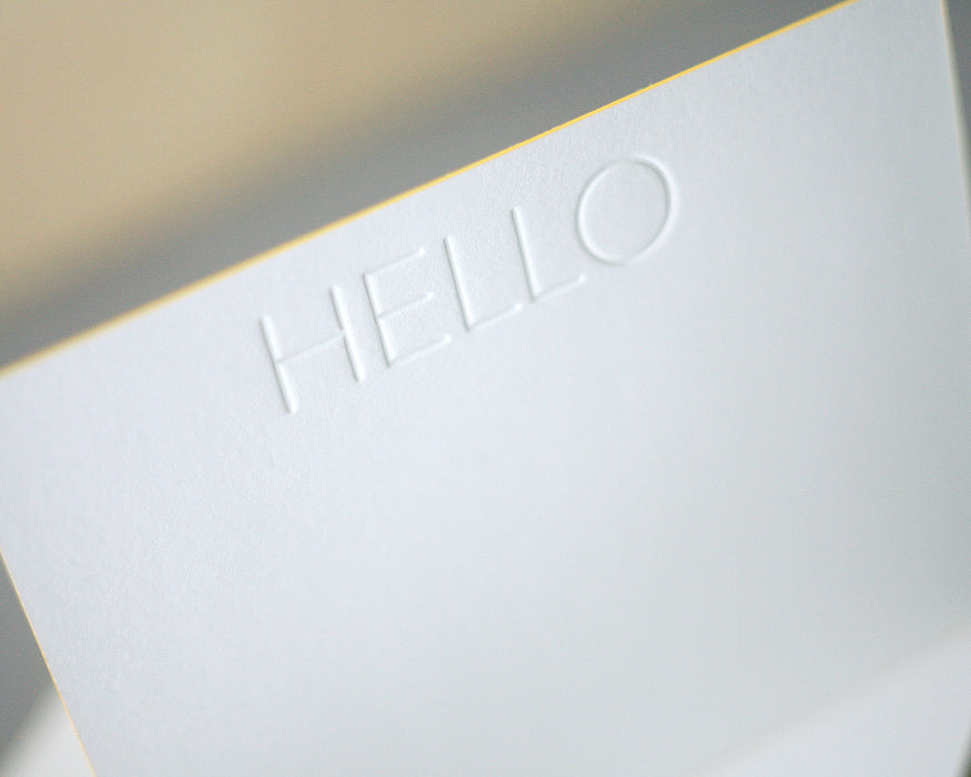 Modern Hello Notes