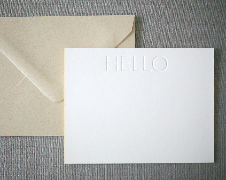 Modern Hello Notes