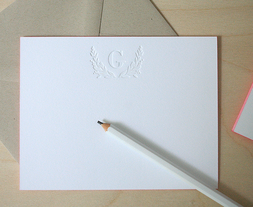 Laurel Monogram Notes