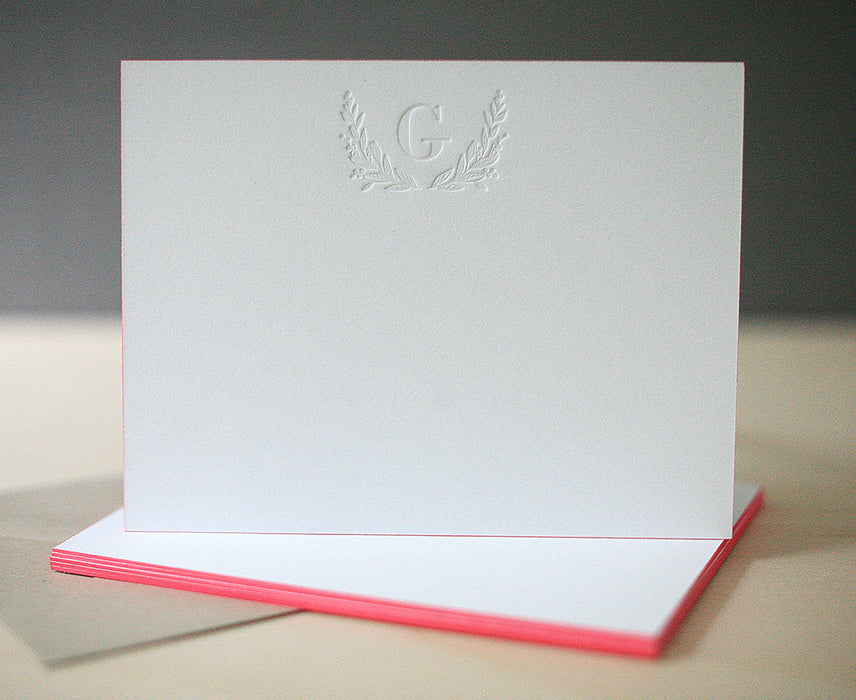 Laurel Monogram Notes