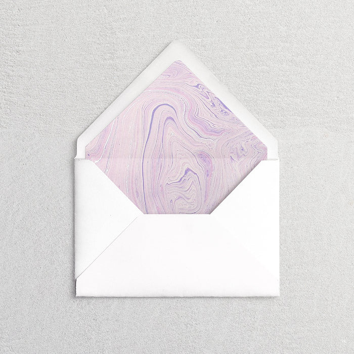 Marbled Paper Envelope Liners