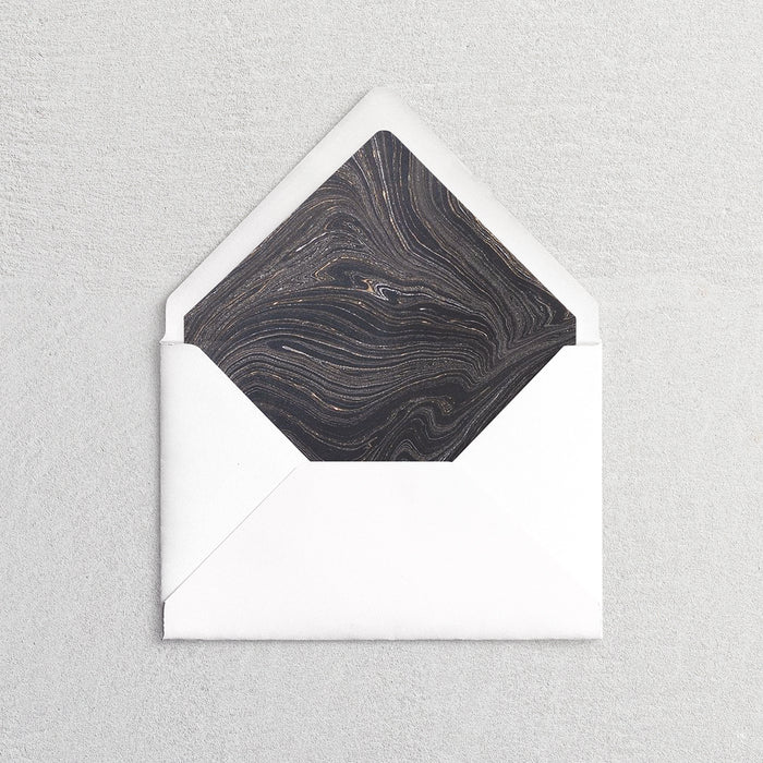 Marbled Paper Envelope Liners