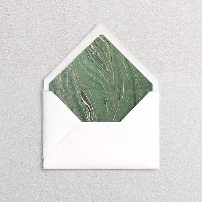 Marbled Paper Envelope Liners