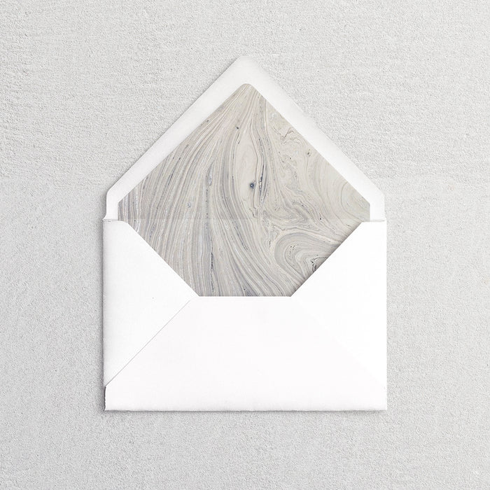 Marbled Paper Envelope Liners