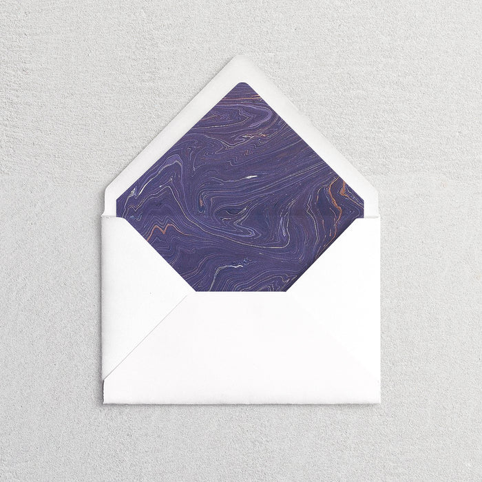 Marbled Paper Envelope Liners