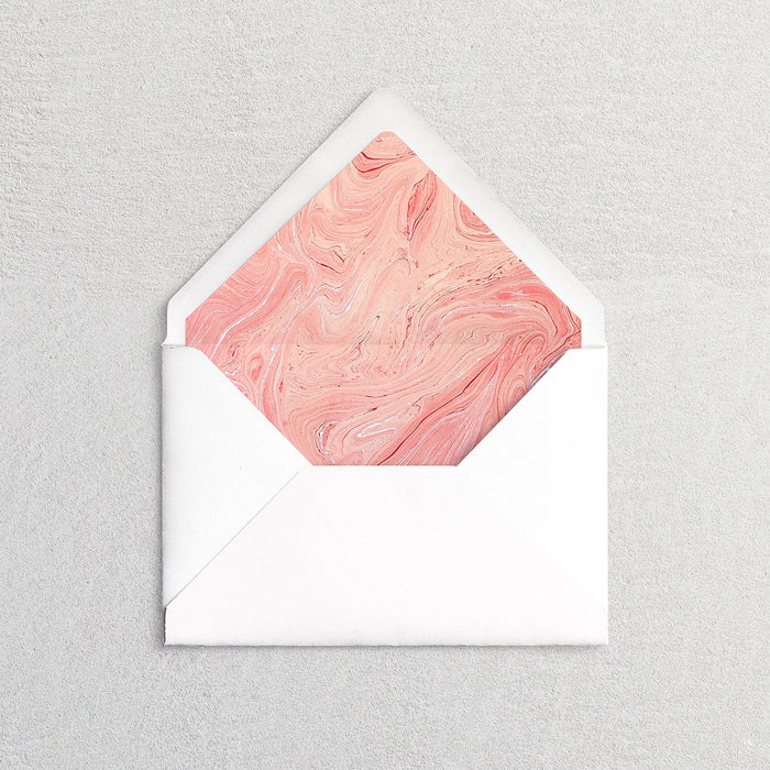 Marbled Paper Envelope Liners