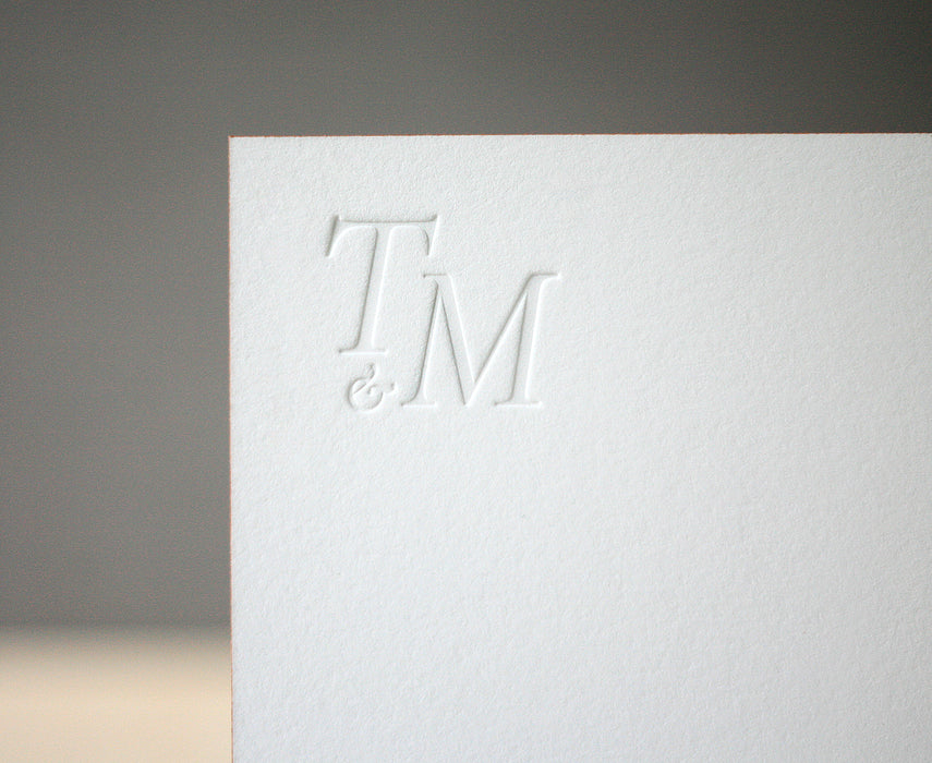 Modern Monogram Personalized Notes