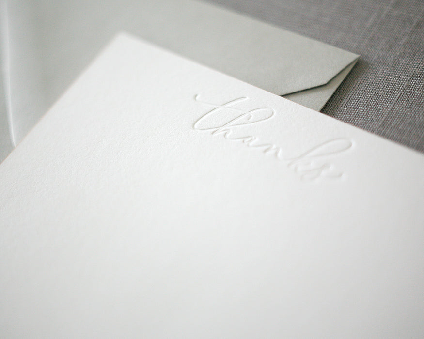 Scripted Thanks Notes