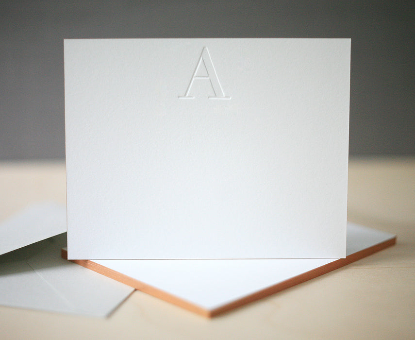 Serif Initial Monogram Notes