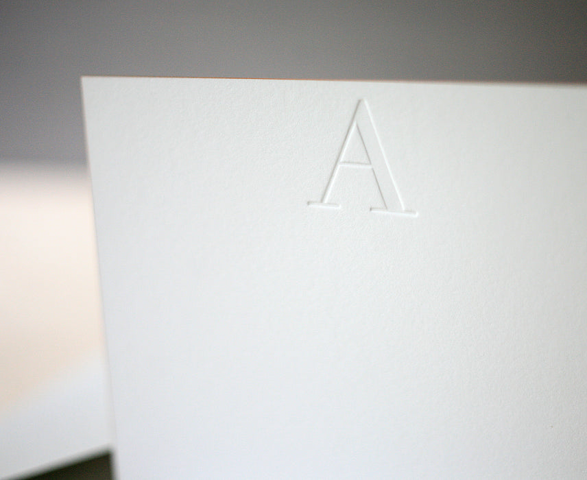 Serif Initial Monogram Notes