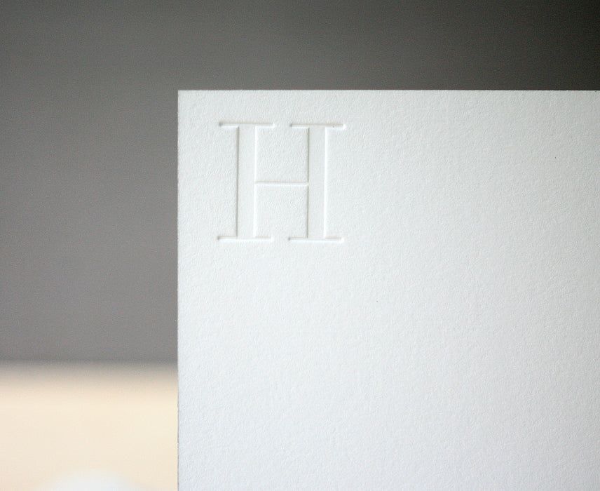 Serif Initial Monogram Notes