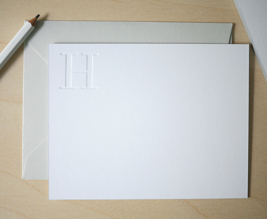 Serif Initial Monogram Notes