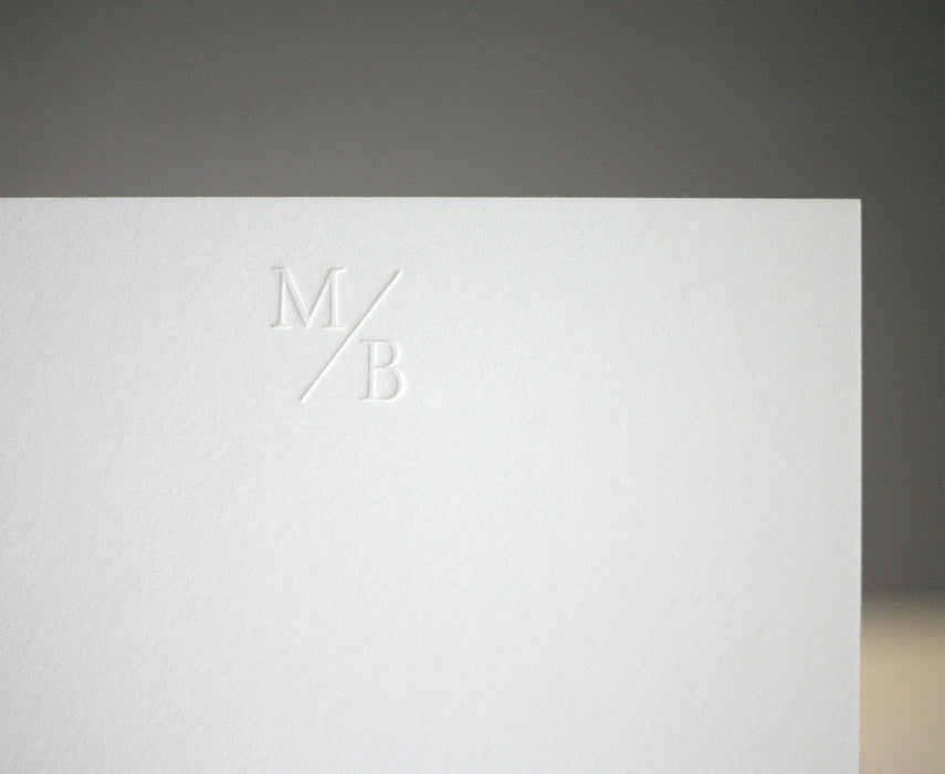 Simple Monogram Personalized Notes