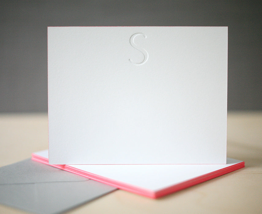 Versailles Initial Monogram Notes