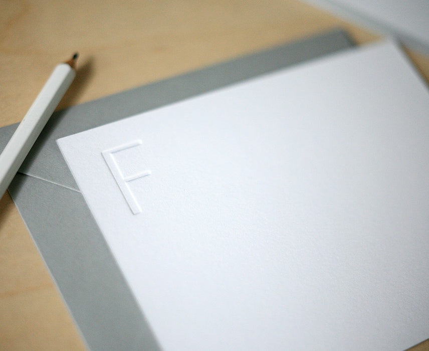 Versailles Initial Monogram Notes
