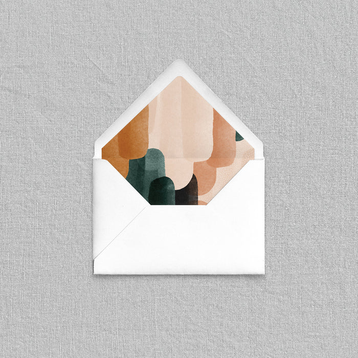 Earth Stripe Envelope Liners
