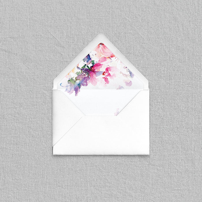 Flower Wash Envelope Liners