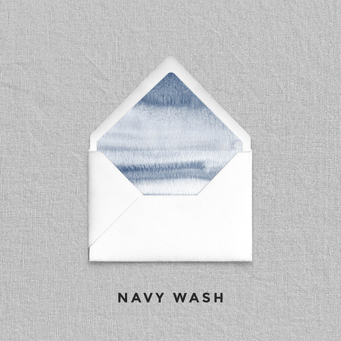 Navy Wash Envelope Liners