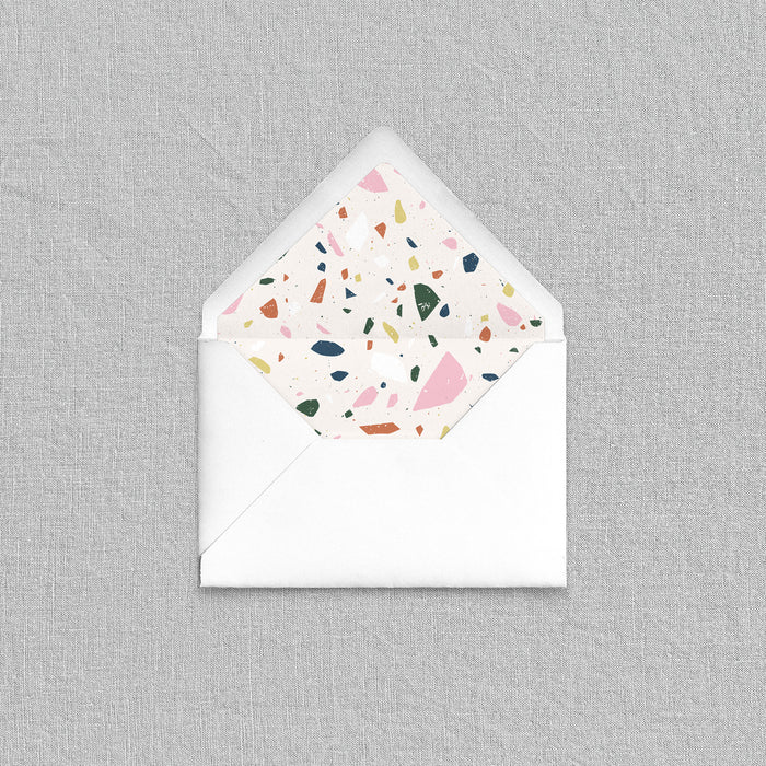 Multi Terrazzo Envelope Liners